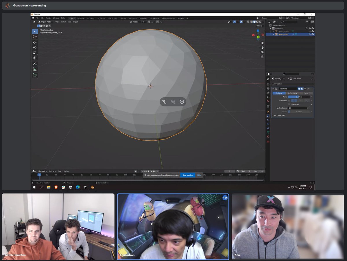 gamerplex_com's tweet photo. #Gamerplex team session - learning about LODS, Decimating & Optimisation! @CryptoMitchX #gonzotron #gamedev #BUIDL #unity3d π₯
Let us know if you want these Gamedev training sessions to be public! πJust follow, RT, like & comment... https://t.co/w0Xcqcxt65
