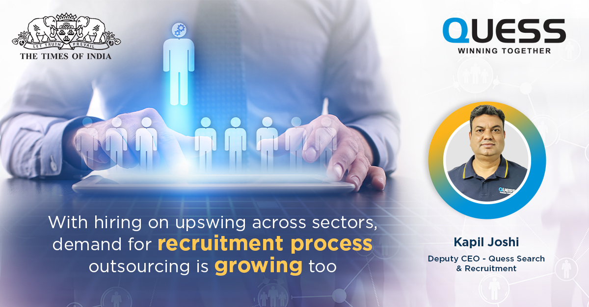 QuessITStaffing's tweet photo. Outsourcing recruitment can bridge the digital talent gap faster.

Kapil Joshi shares his views on how to choose a strategic partner for this journey.

To know more, click on https://t.co/FkiFNw82AA

#recruitment #staffing #hiring #searchandrecruitment #quesscorp https://t.co/jeW88KLVAP