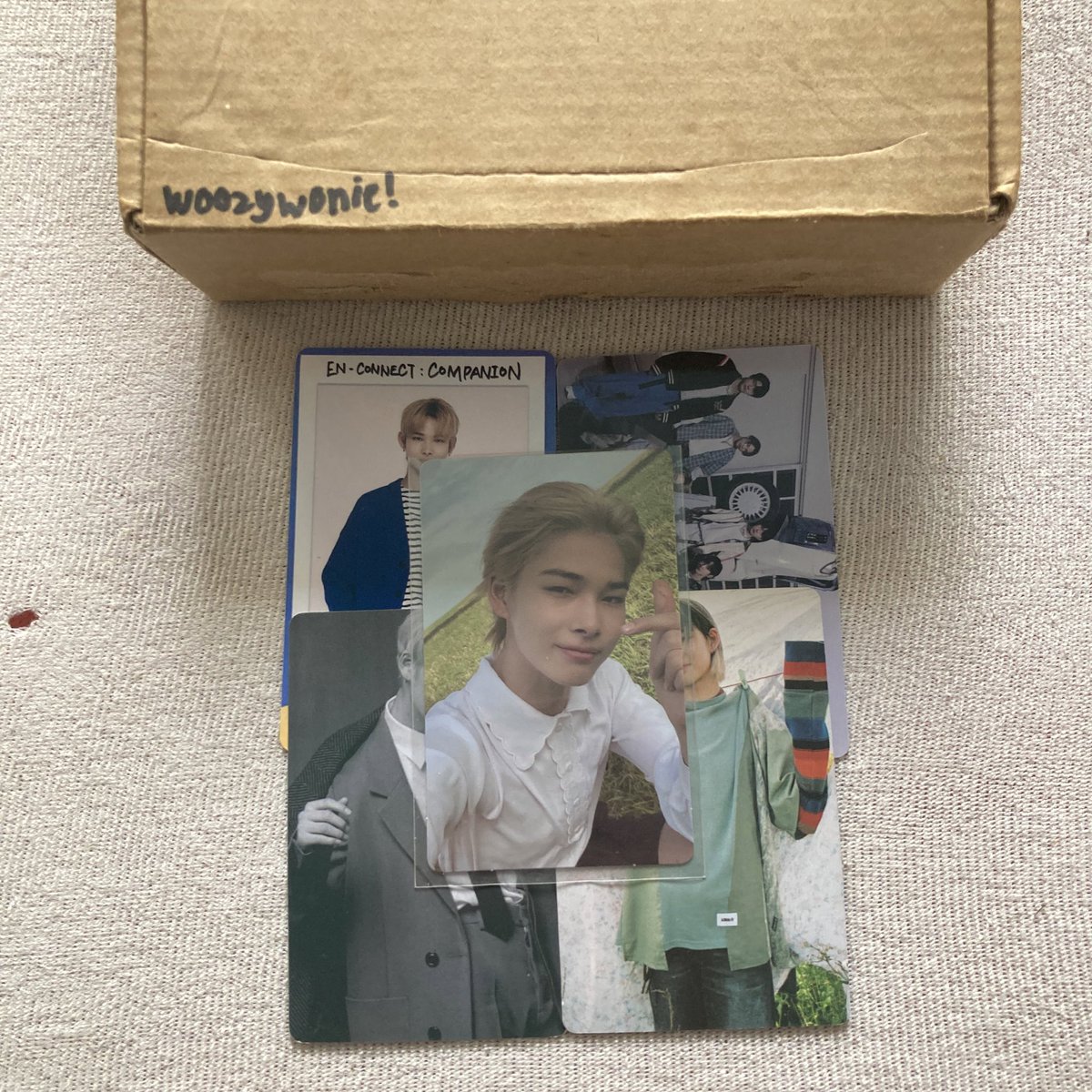 wooclosed's tweet photo. — 💌 ꒰ #woozymaily ꒱
 
from @_kshprio | #tysmksh  
niki arrived safe and sound &amp; was pack smooth and nicely rin, tysm ! https://t.co/JHtm7YHVJN