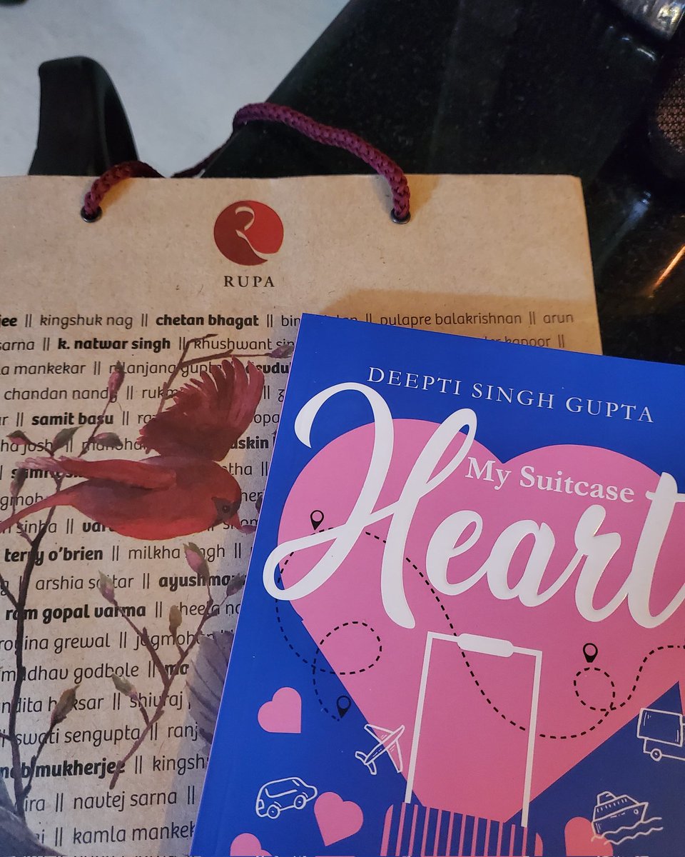 AuthorDeepti's tweet photo. #MySuitcaseHeart is now available at all Kunzum] bookstores across Delhi and Gurgaon. Do visit to grab the book and of course a cuppa..... @Rupa_Books @kunzum] #romancenovel #fiction #novella #debutauthor #writerscommunity #writers #bookstoread https://t.co/xHEKvqxnbY