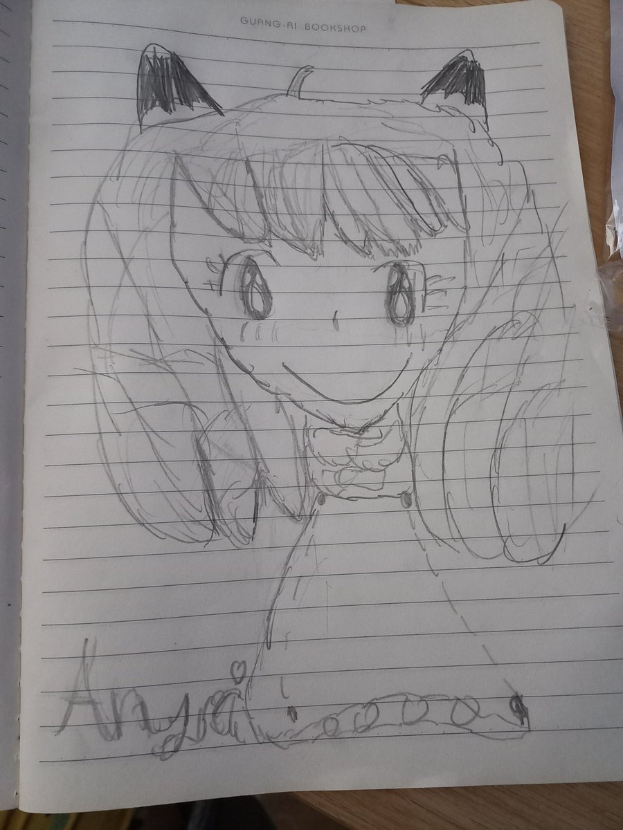 Youngest sis drew anya^^ 