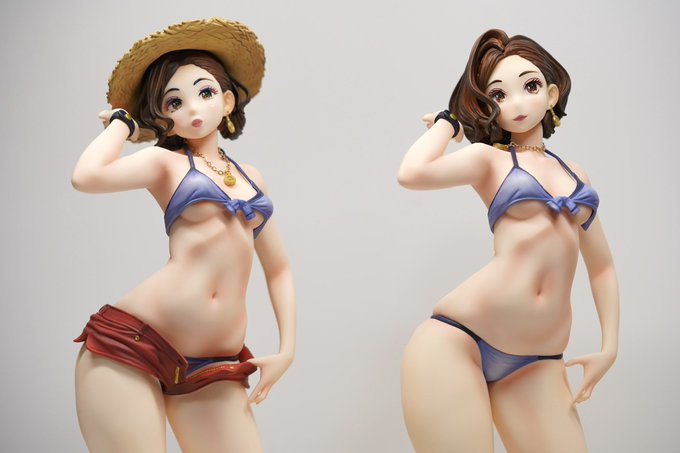 the Chief Kishi Mieko complete figure on sale!! Kishi Mieko Eigyousaki de Muchitto Kaisuiyoku ver. 1/6 Complete 女主任・岸見栄子 #ダイキ工業 