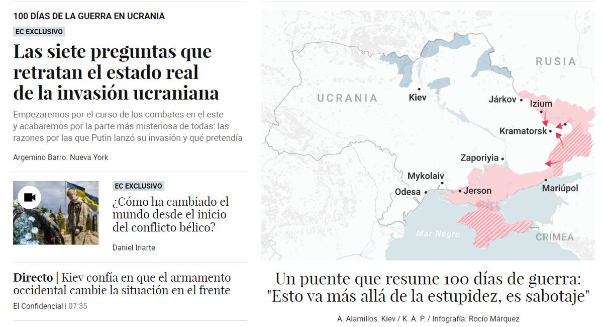 100 días de guerra. 

👏🏼👏🏼 Para <a href="/Berta_Tena_/">Berta Tena</a> <a href="/paolabrunig/">Paola Bruni</a> <a href="/Lauramoralesmz/">Laura Morales</a> <a href="/AnaRodriguezA_/">Ana Rodriguez</a> y el team de Finde y Seo por estos 100 días de directo.