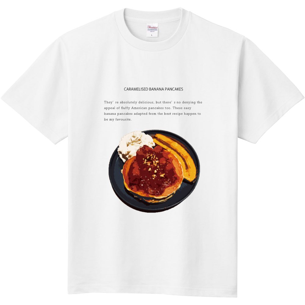 Summonyouridea's tweet photo. パンケーキのイラストをプリントしたTシャツが販売開始!

オンラインショップで販売中✨

https://t.co/par9d967q1

#summoning #サモニング　#Tshirt  #プリントT #Tシャツ　#パンケーキ  #キッズ　#ユ���セックス #夏コーデ https://t.co/2jFiYz4mzt