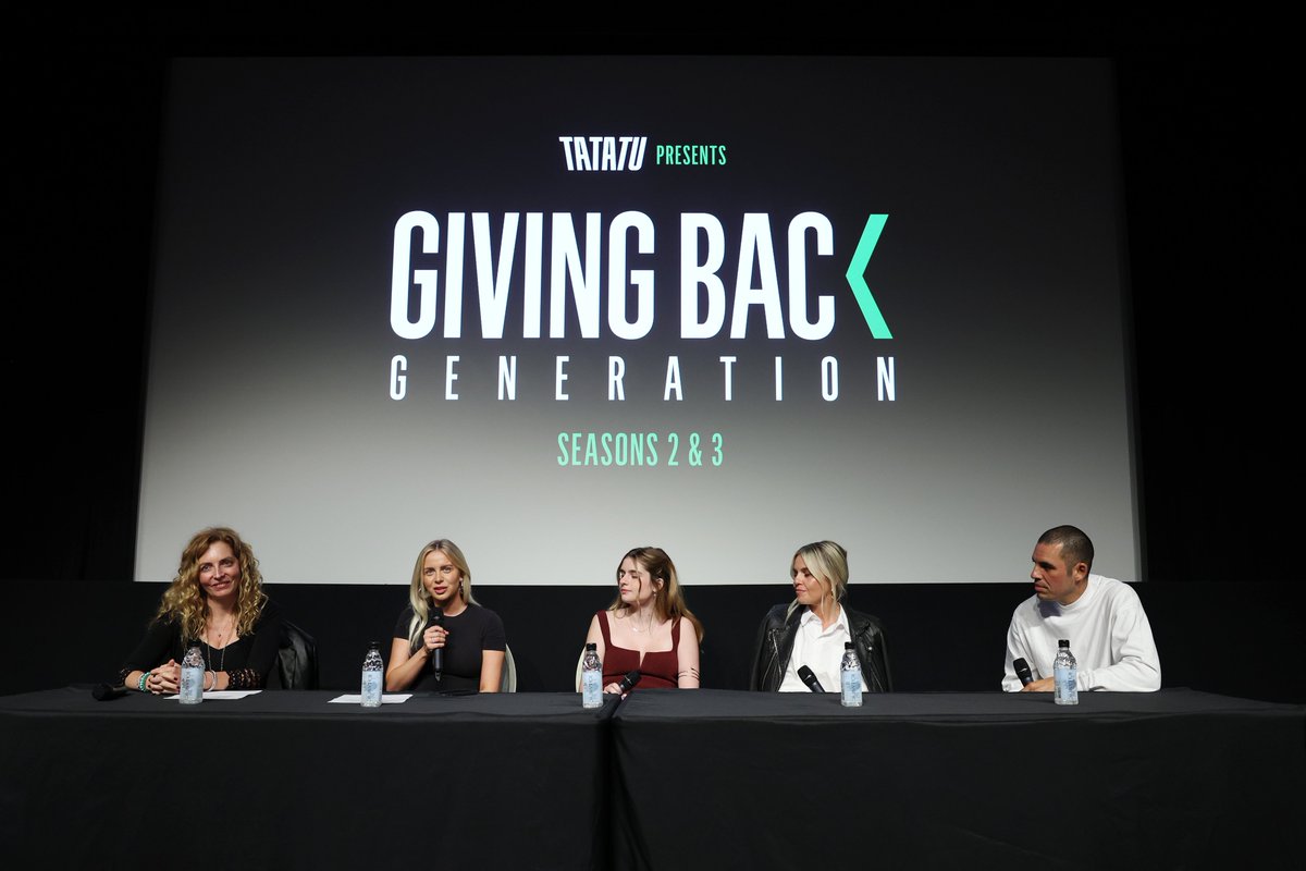 PplaSocial's tweet photo. Congrats @TaTaTu_Official #FrequencyProduction on the premiere of #GivingBackGeneration 2&3 @thelondonweho ๐ท daniele venturelli #AndreaIervolino #SelenaGomez #ChiaraTilesi #RaquelleStevens https://t.co/xN4xKdEB5d