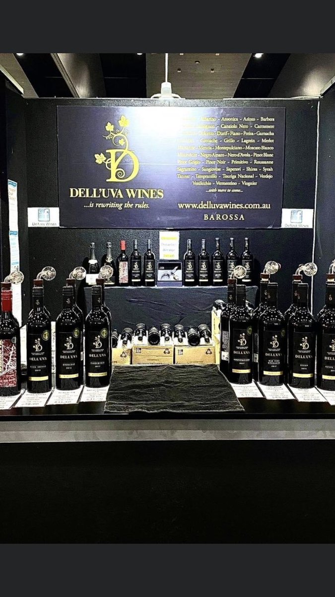 If you’re in Melbourne &amp; heading to the food &amp; wine festival over the weekend (starts today) go and check out my favourite South Australian winery from the Barossa <a href="/DelluvaWines/">Dell'uva Wines</a> you’ll be amazed at their range of reds &amp; impressed with the quality of everything they do