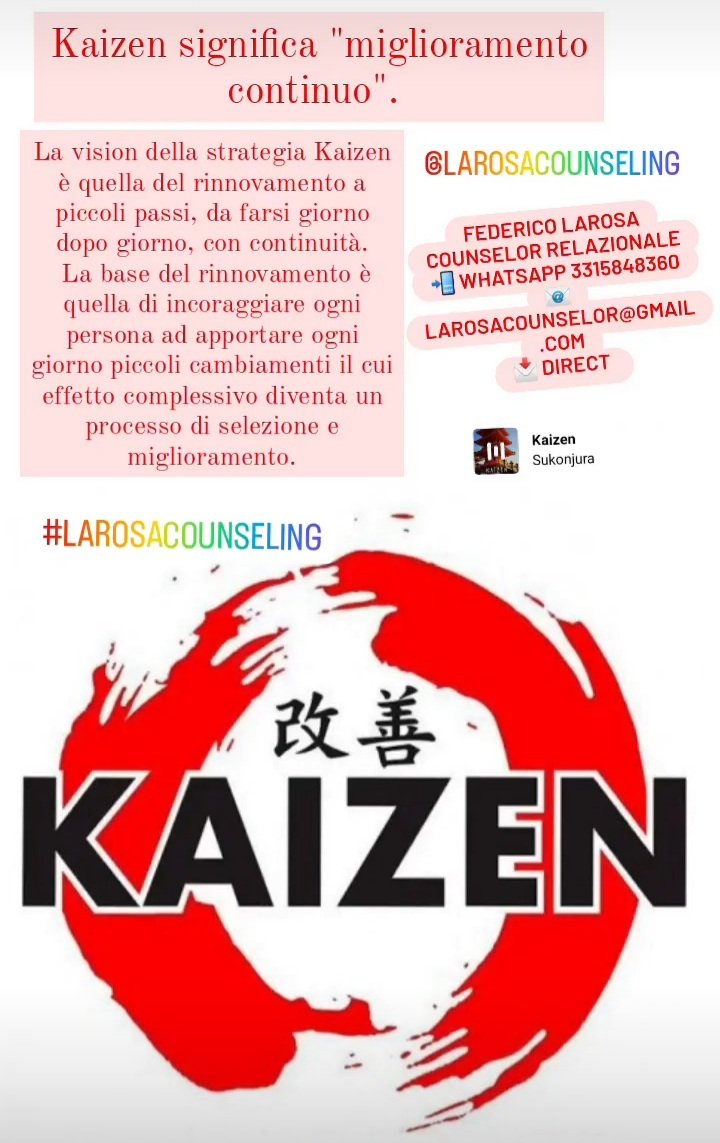 FedericoLarosa's tweet photo. #kaizen Inizia il tuo viaggio verso il  #miglioramentocontinuo #counseling #larosacounseling @larosacounselor
Federico Larosa
Counselor relazionale
📲 Whatsapp 3315848360
📧 larosacounselor@gmail.com
📩 direct https://t.co/wxsHQorS6u