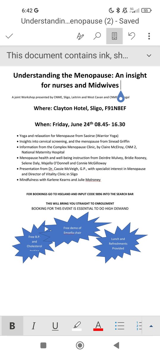 Great day planned re menopause <a href="/RachaelComer3/">Dr Rachael Comer</a> <a href="/selene_nurse/">Selene Daly</a> <a href="/GeorginaKilcoy3/">Georgina Kilcoyne</a> <a href="/VikkiSheeran/">Vikki Sheeran</a> <a href="/NMPDUNorthWest/">NMPDUNorthWest</a> <a href="/sligeach123/">michelle</a> <a href="/donnellymichele/">Michelle Donnelly</a> <a href="/chiefnurseIRE/">CNO's Office</a> @saoltagroup <a href="/NurMidONMSD/">ONMSD</a> <a href="/AnneGallen3/">Dr Anne Gallen</a> <a href="/NMBI/">NMB</a>