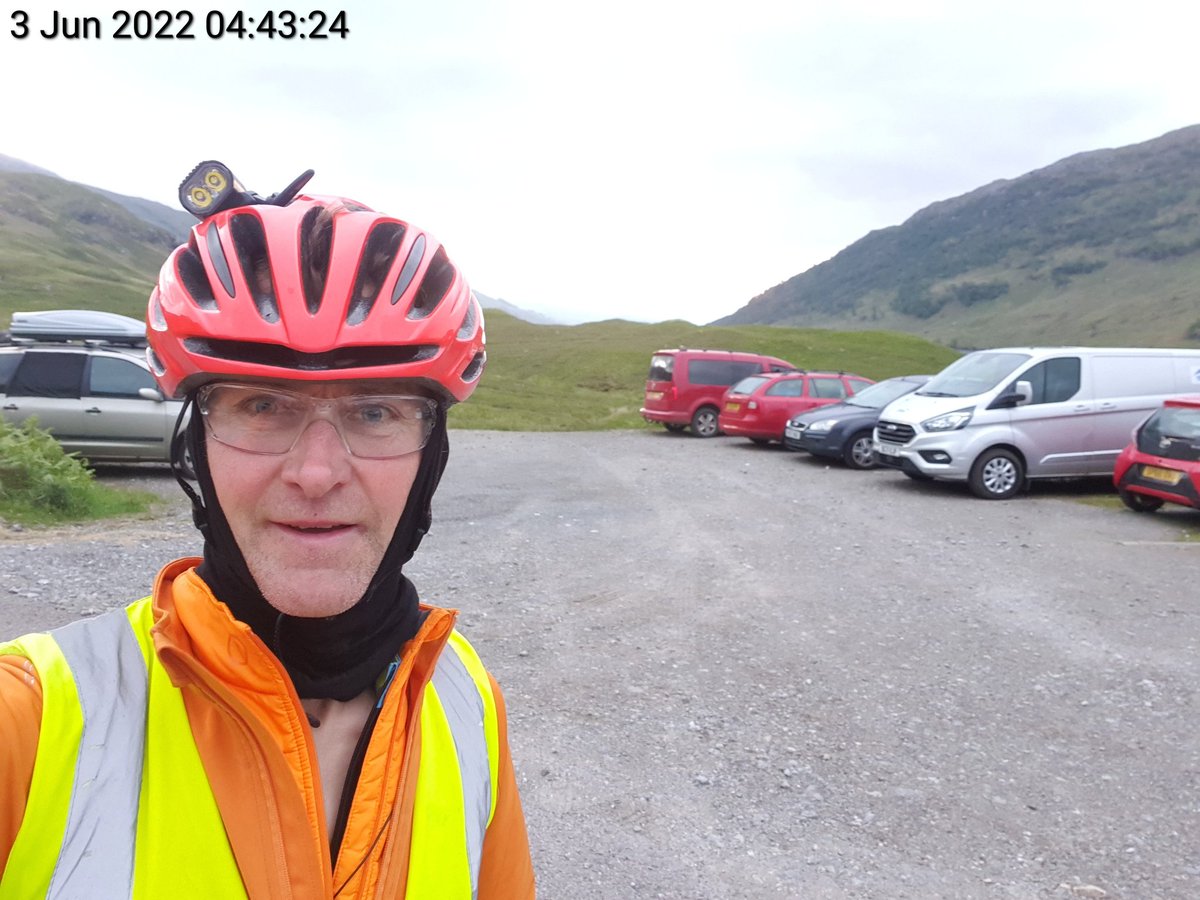 nickdeancarter's tweet photo. Check point 2 Loch Arkaig end car park. #TransScotland22 https://t.co/Y5H8WuWHwn
