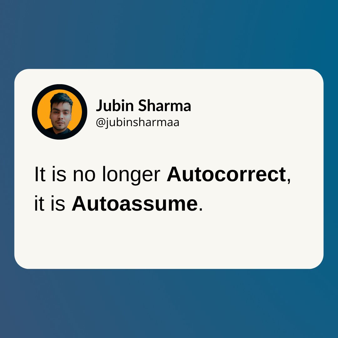 Jubinsharmaa's tweet photo. Duck you autocorrect. 

#jubinsharmaa #copywriting #marketingdigital https://t.co/Rw8tdgDPbK
