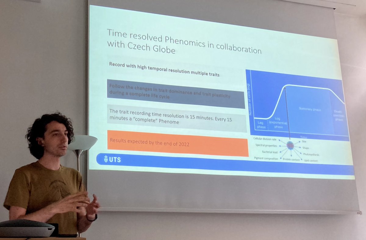 Our collaborator from <a href="/uts_c3/">UTS C3</a> <a href="/Andrei_Herdean/">Andrei Herdean</a> visited us and gave a talk on his DIY invention - the #Phenoplate as well as C3's recent acquisition - fully automated #Phenomics lab by PSI for #algal research. Looking forward to our future joint projects!