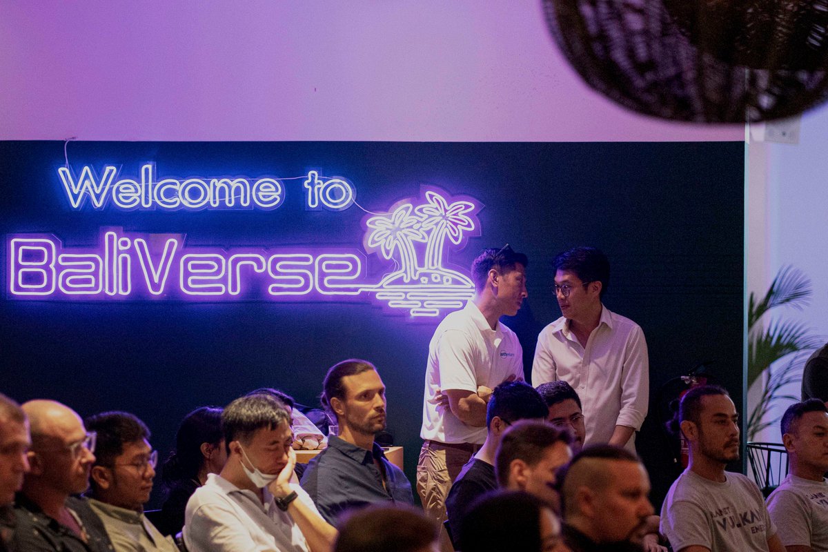 GachaGalaxyHQ's tweet photo. 🌴 BaliVerse here we come! 🌴 
Avarta joined crypto icons, venture capital funds, and TSBA alumni to discuss the future of Web 3.0 in Indonesia @Tokocrypto! 
Leave a comment if you'd like to get a preview of what's next for our team!!!💥🚀🌕
#Metaverse  #GameFi #CryptoNews https://t.co/RBmuefaUqO