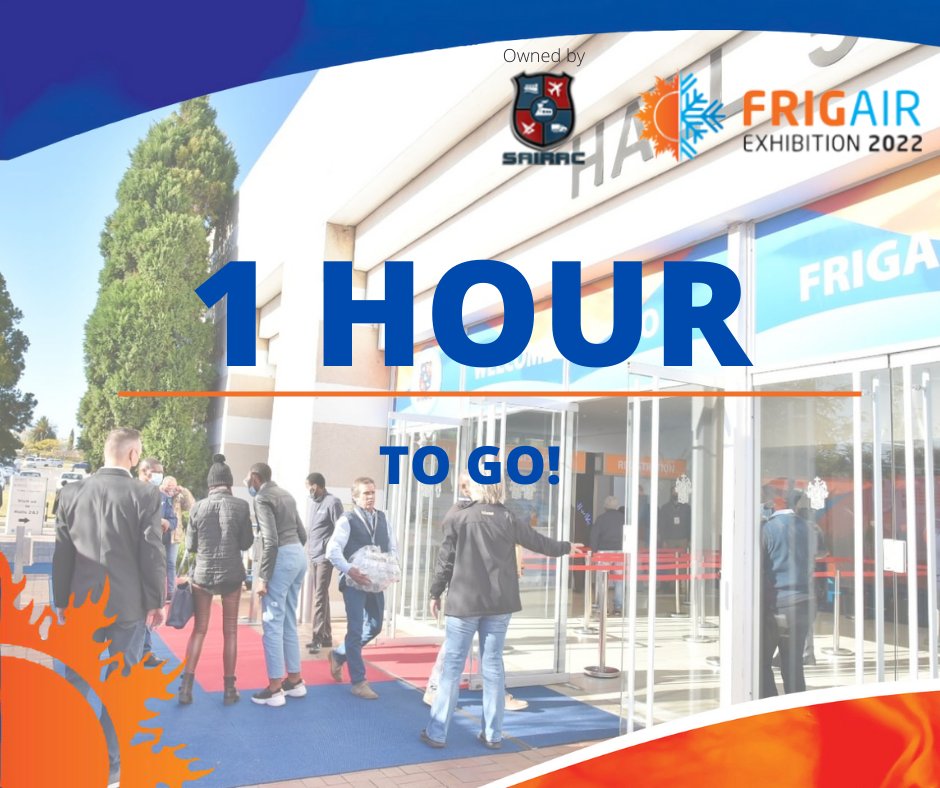 Frigair_Expo's tweet photo. 1 Hour until we open the doors for the last day of FRIGAIR EXPO 2022!

#Frigairexpo2022 #visitfrigair #SpecialisedExhibitions #Montgomery1895 #exhibitions #Frigair #SAIRAC #RACAJournal #ColdLinkAfrica #RACTECH #RACA #SAHVACR #HERVAC #Heating #Frigair22 https://t.co/dDq4vR4WoX