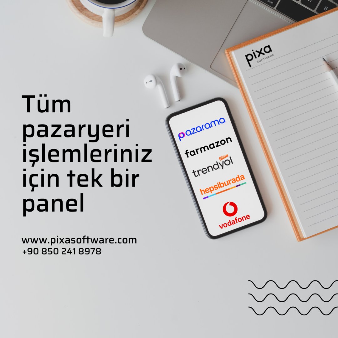 PixaSoftware's tweet photo. Bulut tabanlı entegrasyon çözümünüz Pixa Lan ile çok kanallı satış yönetimi artık çok kolay.

📌  Ürün Listeleme
📌  Ürün Fiyat Yönetimi.
📌  Gerçek Zamanlı Stok Yönetimi 
📌  Sipariş Faturalama İşlemleri
📌  Sipariş Kargo İşlemleri

#pazaryeri #marketplace #eticaret https://t.co/paw2DJJaVU