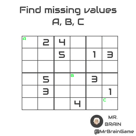 MrBrainGame's tweet photo. #sudoku #puzzle #MrBrainGame https://t.co/u1rD6kz0lW