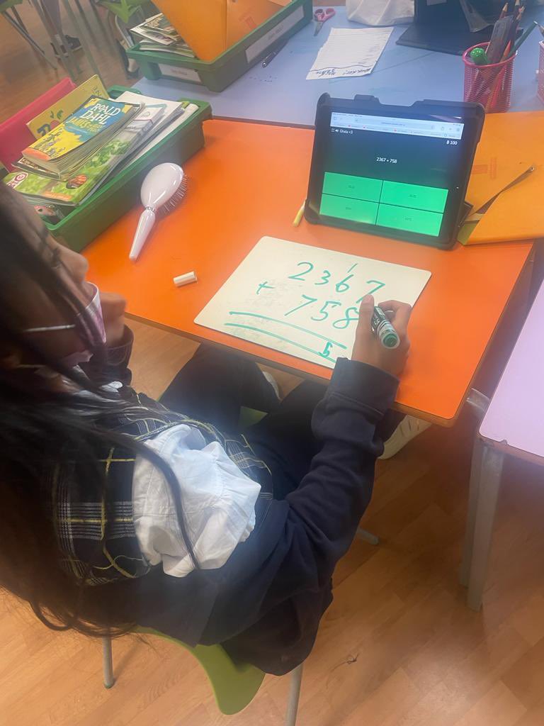 SRSDubaiDigital's tweet photo. SRS Weekly Digital Update:

This week, Year 4 have used both @Kahoot and booklet to revisit and consolidate previous learning. The children were fully engaged and enjoyed collaborating answers and ideas together. #SRSDigital @trudlebug @mthomas2010 https://t.co/zA4SAL7JbA