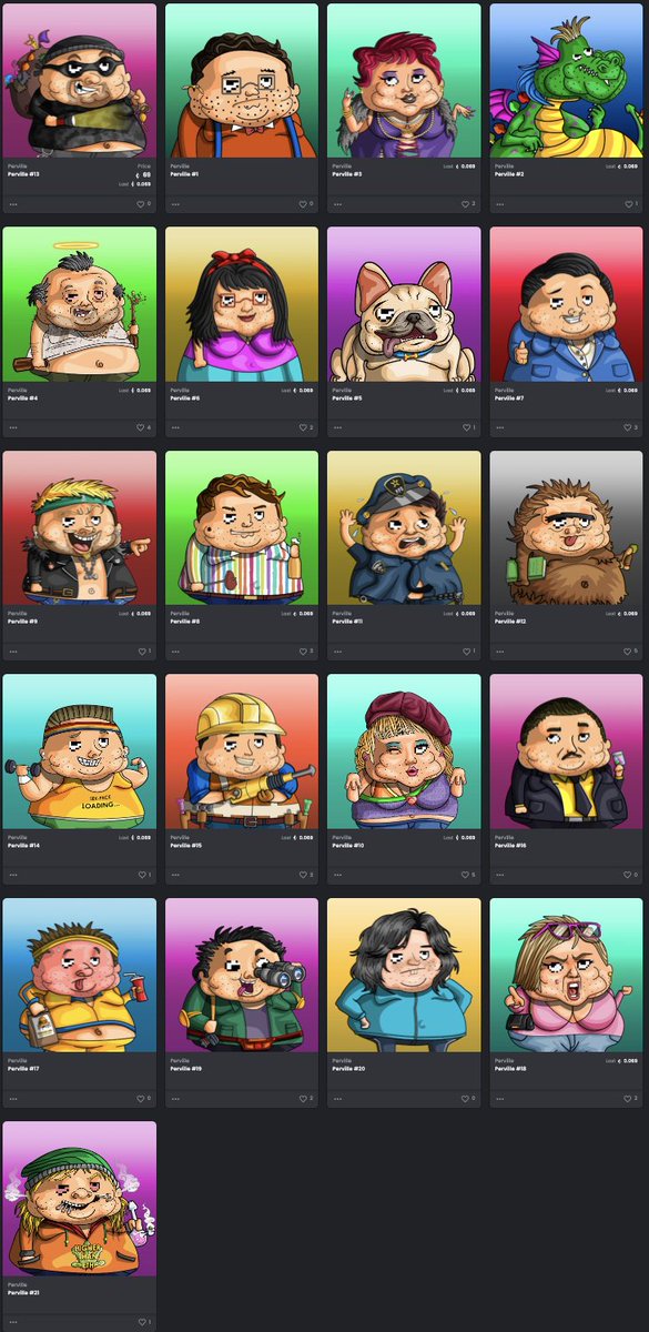 A Pervy Snapshot of Perville so far...

opensea.io/collection/per…