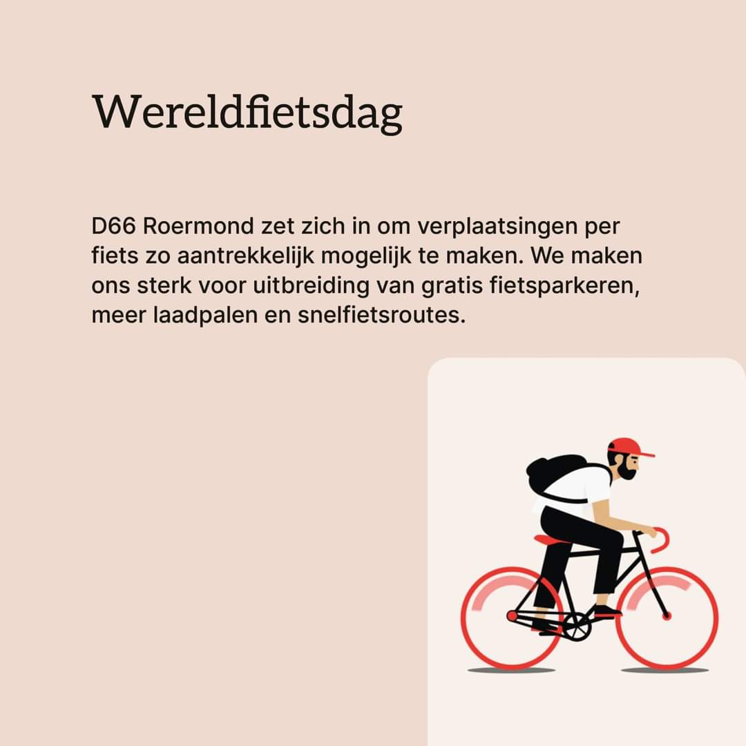 Vandaag is het over de hele wereld Wereldfietsdag! Dat betekent dat we vieren hoe fijn het is om te fietsen. In ons fietsland vinden we het allemaal heel normaal en vergeten we vaak hoe gezond en milieubewust is. facebook.com/10006469293841…
#worldbicycleday #wereldfietsdag
