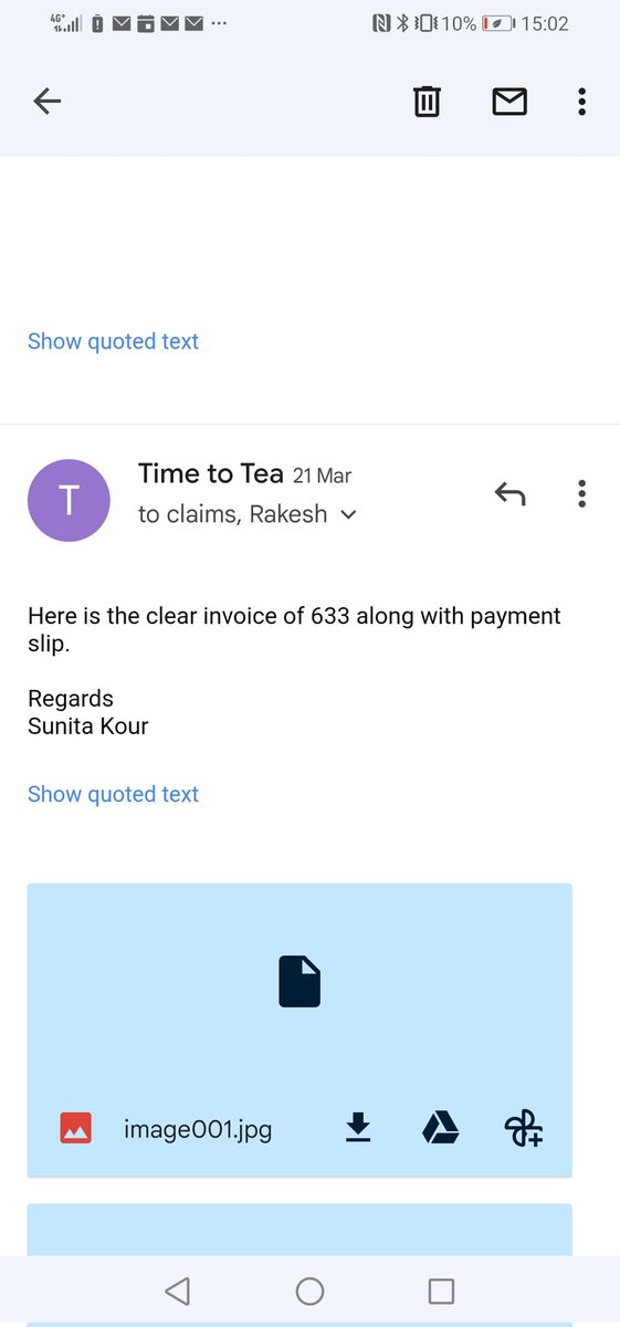 sunitakour's tweet photo. @RelainceSupport @reliancegroup  @_MukeshAmbani Following up since Oct last year 2 get claim 4 travel insurance of an elder. Lesson learnt not 2 avail international travel insurance 4 elders frm India or  they try to make you give up. Reminder yesterday again after March☹️ https://t.co/PMTgWVBtjm