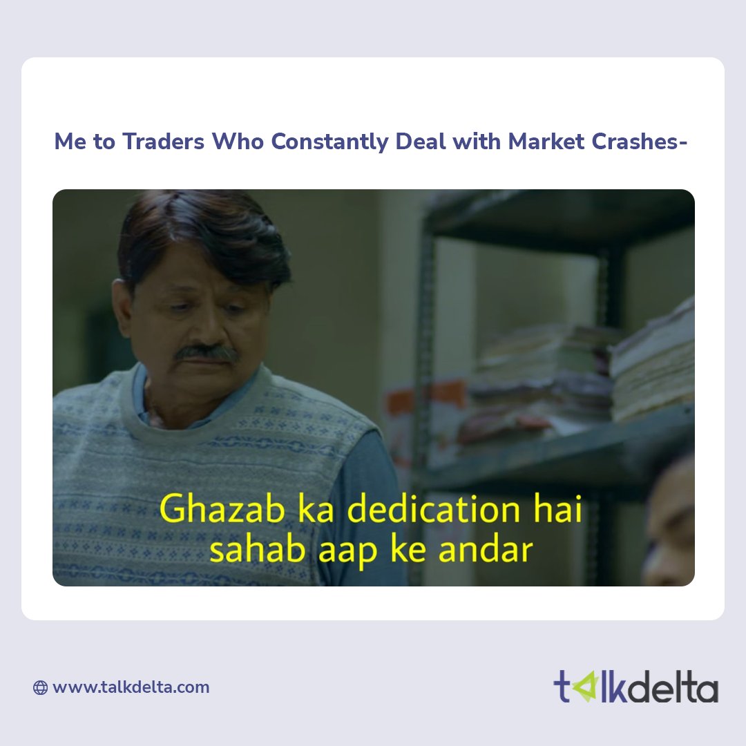 talkdelta's tweet image. #Trading #Deltahedging #Deltaneutral 
#Derivativestrading #options #futures #Deltatradingindia #Deltaanalysis #Deltahedgin #talkdelta #memes #FridayFun  #StocksToBuy