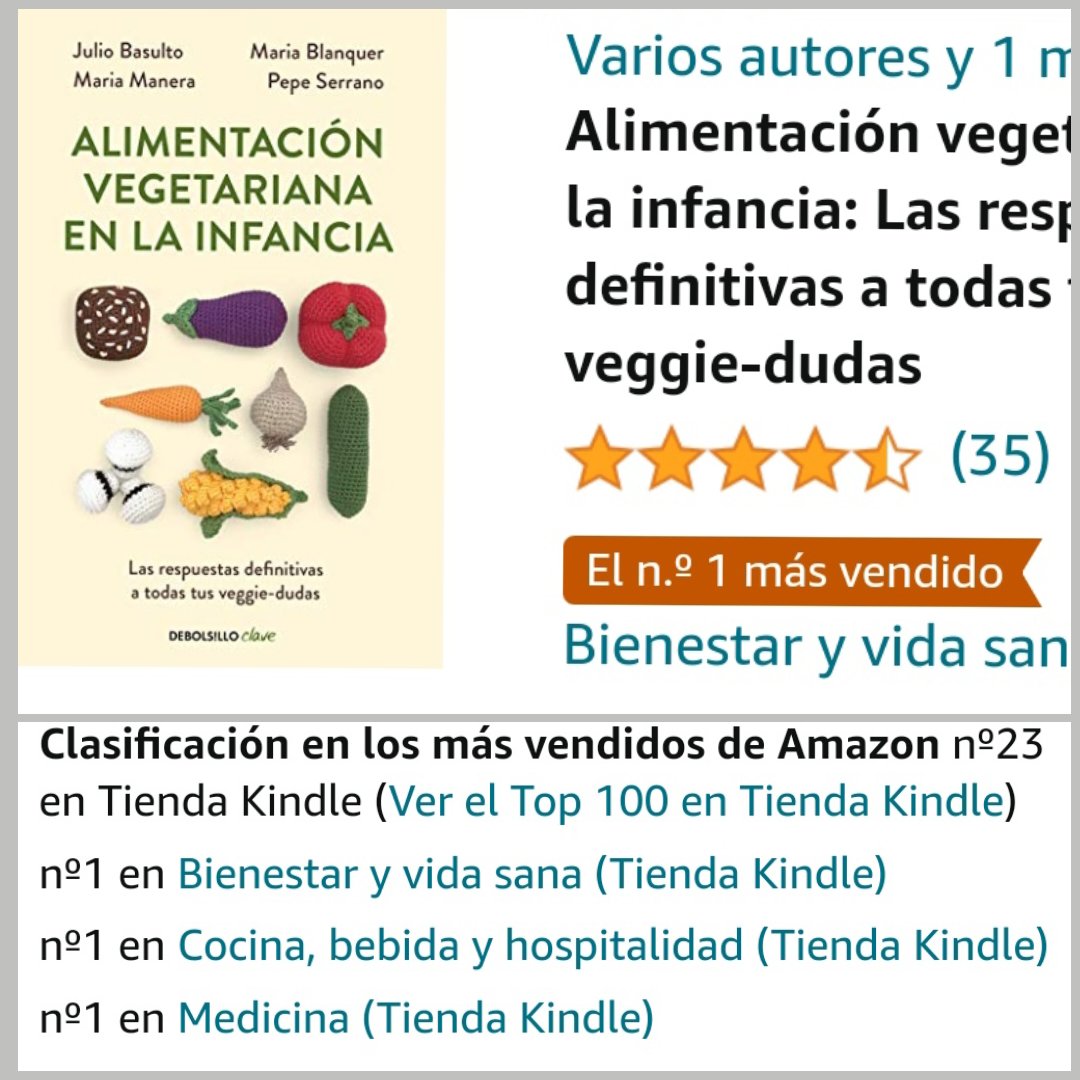 JulioBasulto_DN's tweet photo. La oferta de ayer de Amazon de #AlimentaciónVegetarianaEnLaInfancia (de #MariaBlanquer, #MariaManera y @pepepediatre en @penguinlibros) se ha traducido en lo que aparece en la foto (https://t.co/V64p9GHh7L). 
Gracias a quien corresponda ‼️ https://t.co/XAAD1h9nTQ