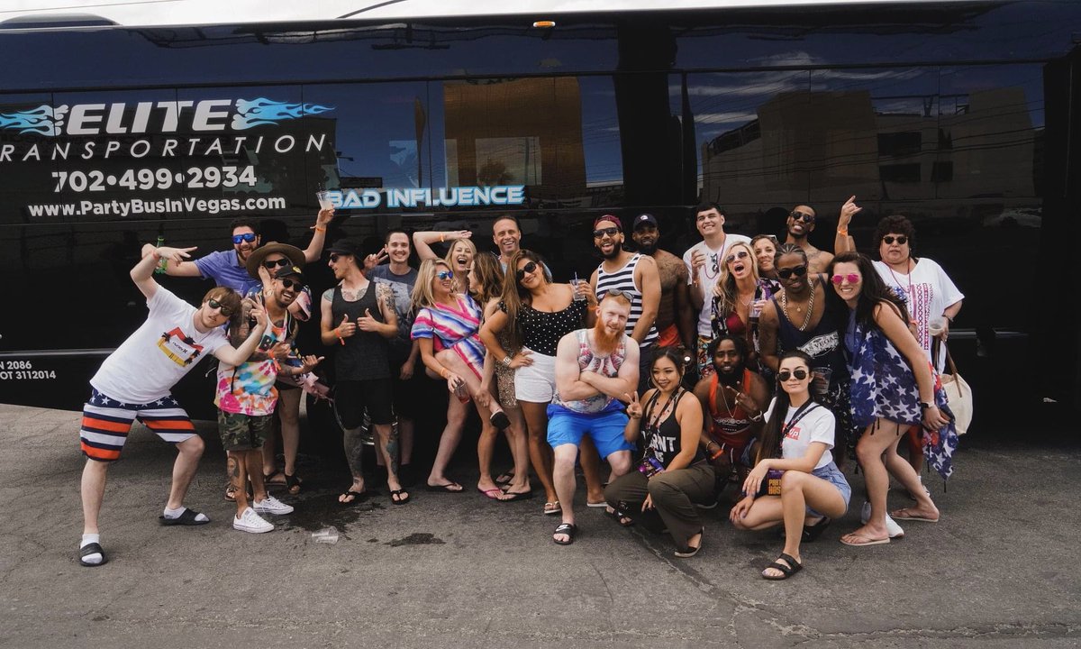 ELITETRANSPORTA's tweet photo. Time to grab your friends and head out on the town.  Book a Party Bus with us today.  Call or text 702-499-2934👯‍♀️👯‍♀️👯‍♀️👯‍♀️👯‍♀️👯‍♀️ #LifeIsBeautifulFest #limos #viptransportation #lasvegaspartybus #vegaslimo #edc2023 #lasvegaspartybus #partybusvegas #elitetransportation https://t.co/Och1br0JNK