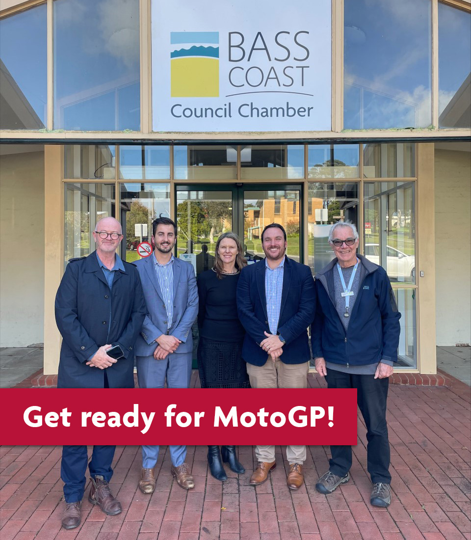 🏍 🏁  #MotoGP™ is coming!  🏁 🏍

Super-excited to meet with <a href="/ausmotogp/">Australian MotoGP™</a> this week to discuss preparations for this year's Australian Motorcycle Grand Prix 14-16 Oct. It's been a long two-years and is set to be quite a comeback event, so stay tuned! 
#gippsnews