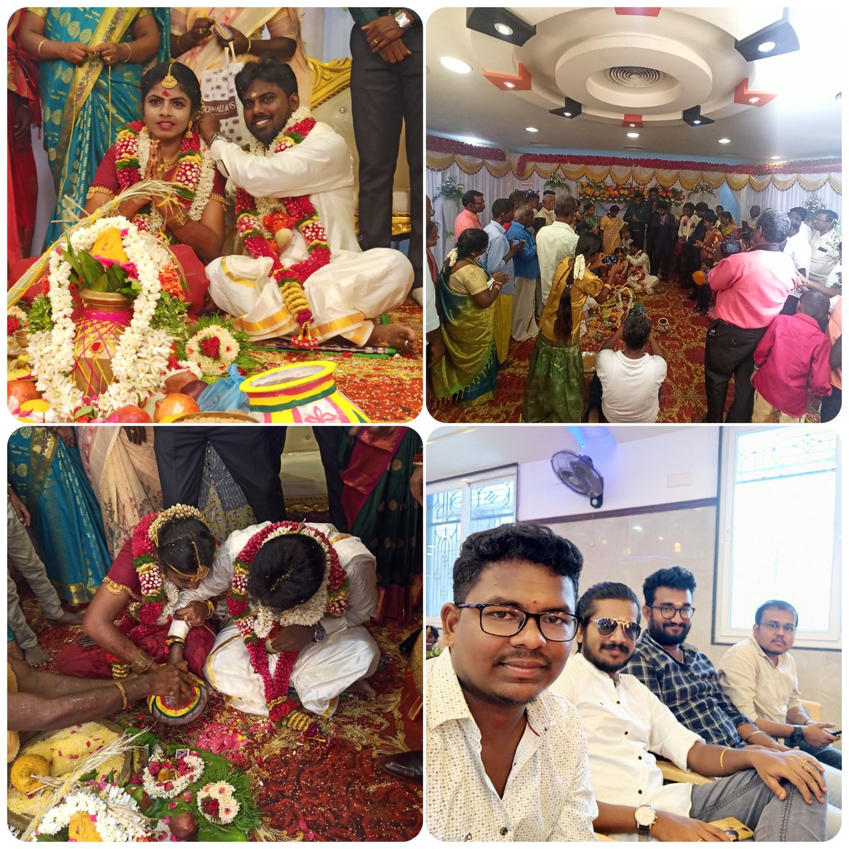 Dhanabalpds's tweet photo. Happy married life #Sridhar❤Jenifer #SJ #Classmate👬 #BestFriend😍 #HpyLife #Marriage💑 #Pudukkottai #Trichy https://t.co/2TRvx8kxSe