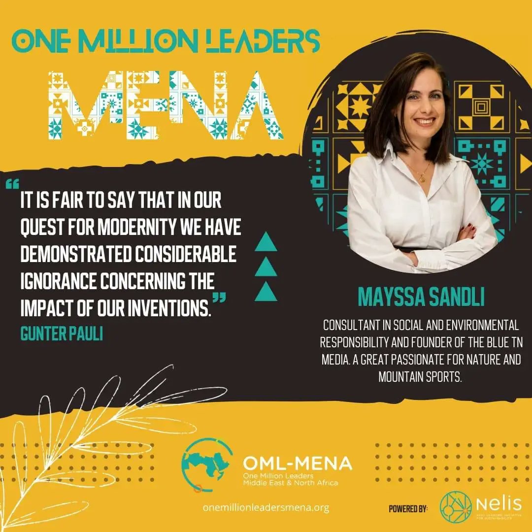 oml_mena's tweet photo. Arab youth chievements and successes in  sustainability will be shared. Join the next Leaders Summit to learn about the experience of the environmental activist Maysa Al-Sandali.
#oml_mena
#Sustainability #leadership #arabic_values https://t.co/YbcxNdZMkA