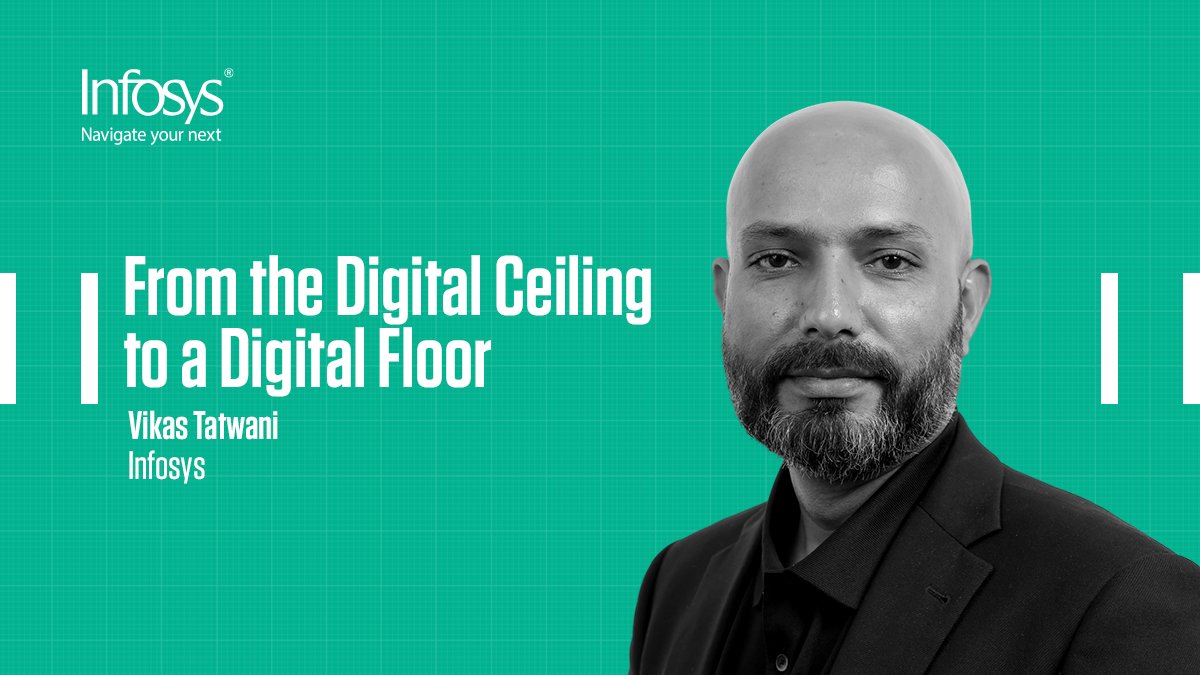 InfosysAusNZ's tweet photo. .@VikasTatwani explores how organisations can take small steps with incremental investments & standard digital procedures to embark on & compete with industry leaders. He discusses the importance to build a digital floor, or risk sinking. https://t.co/afbfwcda8p #DigitalRadar https://t.co/PwsM9OSgpA
