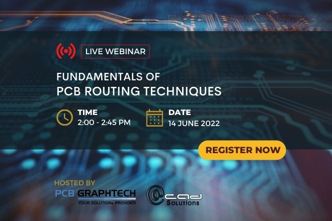 acad_malaysia's tweet image. Join this webinar to learn the fundamentals of #PCB routing techniques in #AltiumDesigner. 
Fundamentals of #PCBRouting Techniques Webinar
Date: 14 June 2022 (Tuesday) |  Time: 2 pm - 2:45 pm (MYT)
Register yourself here
acad.com.my/fundamentals-p…