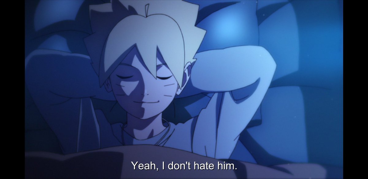 AdityaCursed's tweet photo. Reminder that Boruto never hated Naruto, it was the Hokage position he hated, the only time he said the worst things about Naruto was when he truly f'ed up Hima's Birthday. And if you hate a character for intentional flaws put into them, then you don't understand him 🤷🏻+

#BORUTO https://t.co/uTvV77CvEP