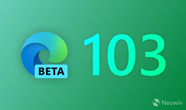 NeowinFeed's tweet photo. Edge 103 arrives in the Beta channel with improved security and better profile switching #Edge #Edge103 #Microsoft https://t.co/KNP8ZJwn9S https://t.co/MqQkxDDVhr