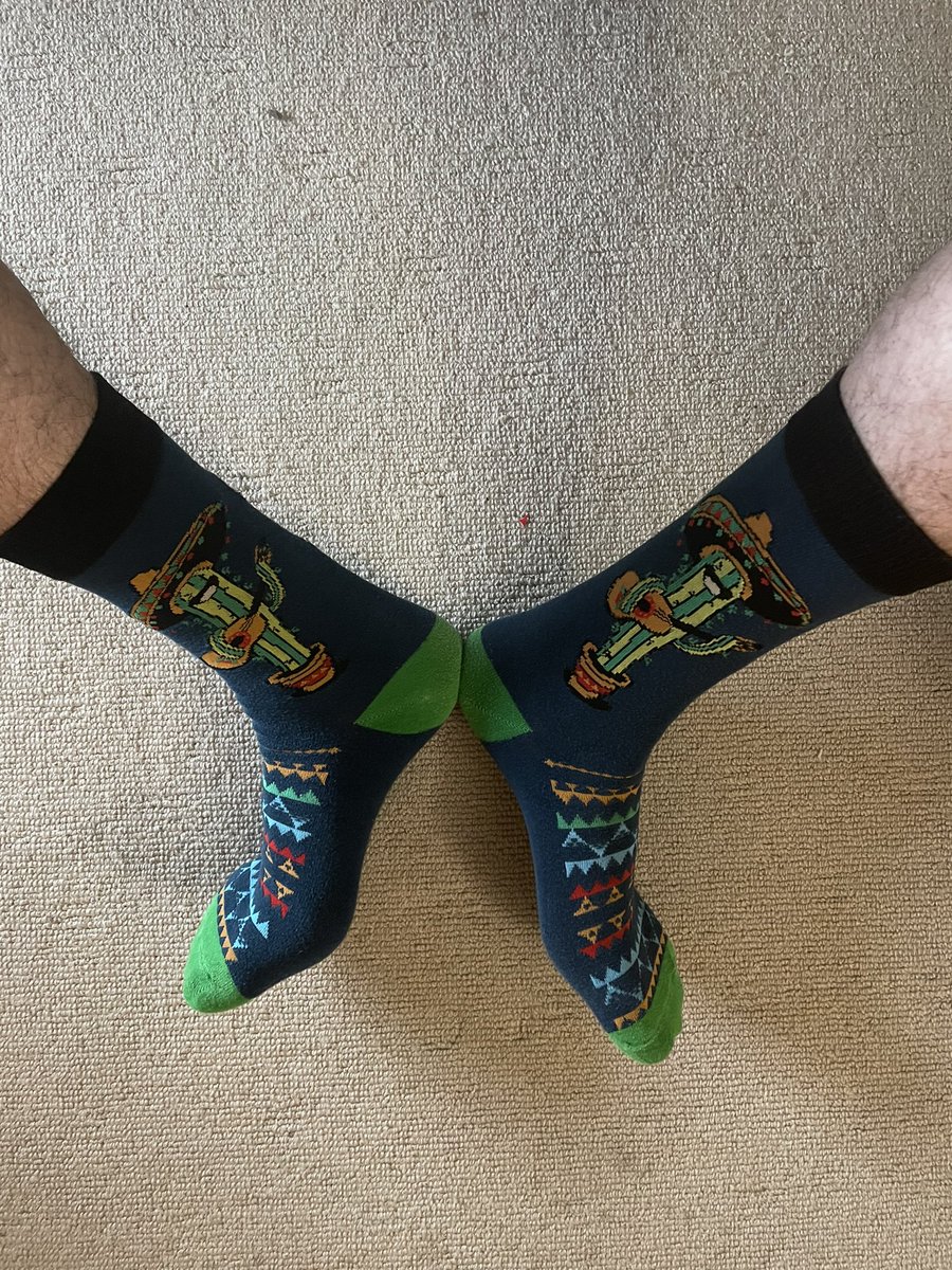 driscollkd1's tweet photo. Putting my favourite singing cactus socks on in support@of mental health@for my Medical colleagues and Crazy Socks 4 Docs Day #crazysocks4docs https://t.co/GgQv4CtiyU