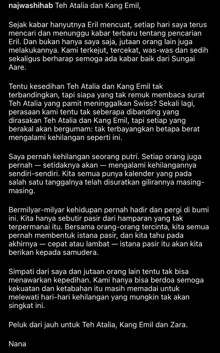 nocturnalhumn's tweet photo. Kita semua punya kalender yang pada salah satu tanggalnya telah disuratkan 🥀 -@NajwaShihab https://t.co/j8mb6ztGfy