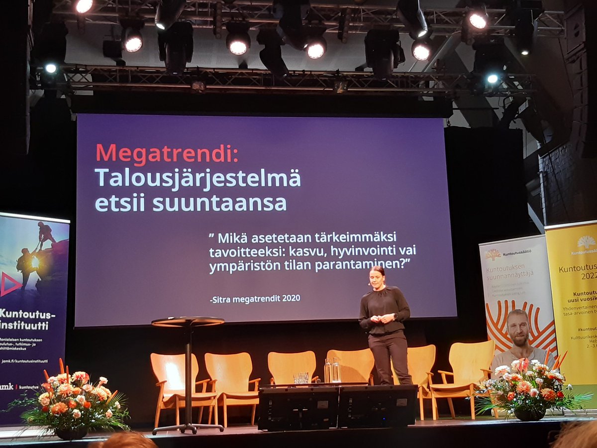 Sosiaaliset innovaatiot sekä yhteiskunnalliset yritykset antavat ratkaisuja yhteiskunnallisiin haasteisiin. 
<a href="/AnoschkinKatja/">Katja Anoschkin</a> <a href="/yyosaamiskeskus/">Yhteiskunnallisten yritysten osaamiskeskus YYO</a> 
#Kuntoutuspäivät #kuntoutusviikko