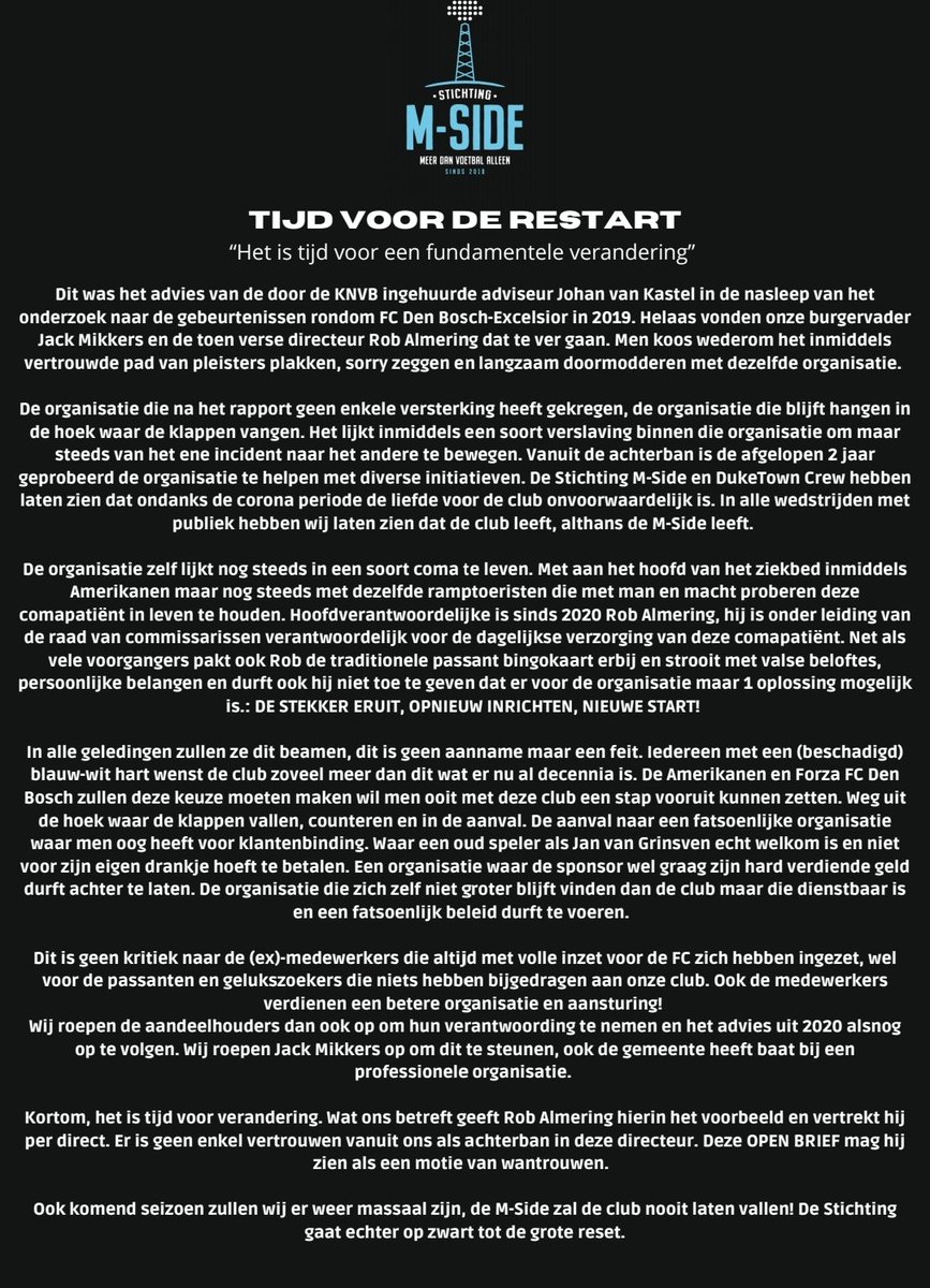 M-Side Den Bosch tweet media