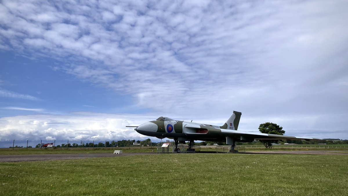 Rchrd_Brynt's tweet photo. A Falklands War veteran. Avro Vulcan XM597 at National Museum of Flight, East Fortune. #Falklands40 #raf #avrovulcan #xm597 https://t.co/pj7J4GklLy