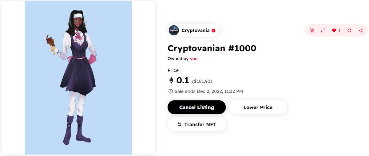 marimas2000's tweet photo. https://t.co/cd0BBfVqKc

rare number next bluechip 👀
someone wanna buy my cryptovani #1000 ?
just 0.1 for rare NFT

#Cryptovania #freemint #nft #rarenft #Optims #OPSummer 

@CryptovaniaNFT https://t.co/JawcFVUuLM