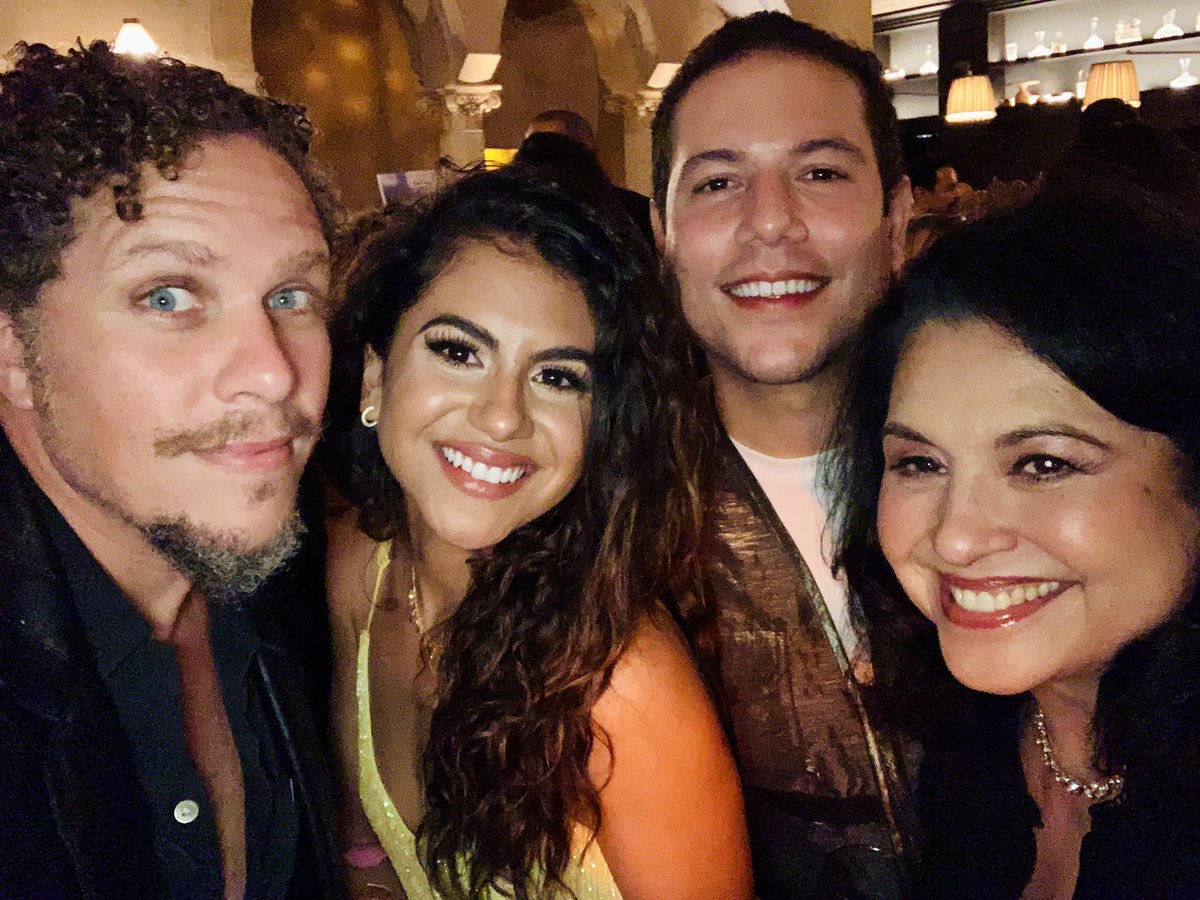 KNashvlia's tweet photo. Celebrating #Latinxfilmmakers with my clients @JearnestCO @theivanemilio so great to meet @FatheroftheBride #director @gazalazraki #dreambig #LALIFF #hispanictalent #dreamjob #nighttoremember #LatinoFilms #latinotalent #latina #producers #directors https://t.co/Odu8NU6Fgu