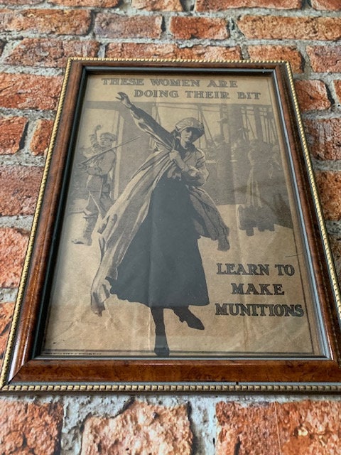 homebarsupply's tweet photo. Excited to share the latest addition to my #etsy shop: Suffragettes war ladies working woman rights framed old print image https://t.co/VcWVn7VEwz #bedroom #manorhousebristol https://t.co/fs3gsdMFCv