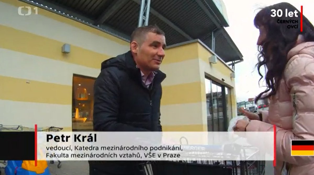 FMV_VSE's tweet photo. @CzechTV and Ing. Petr Král, Ph.D. from the Department of International Business, made a research on food and drug prices in Czechia, Germany, Poland and Slovakia. How did they change in the last 3 years and which country is the priciest? Watch here: https://t.co/x0XCaPi8X7. https://t.co/IsXwlz7LrA