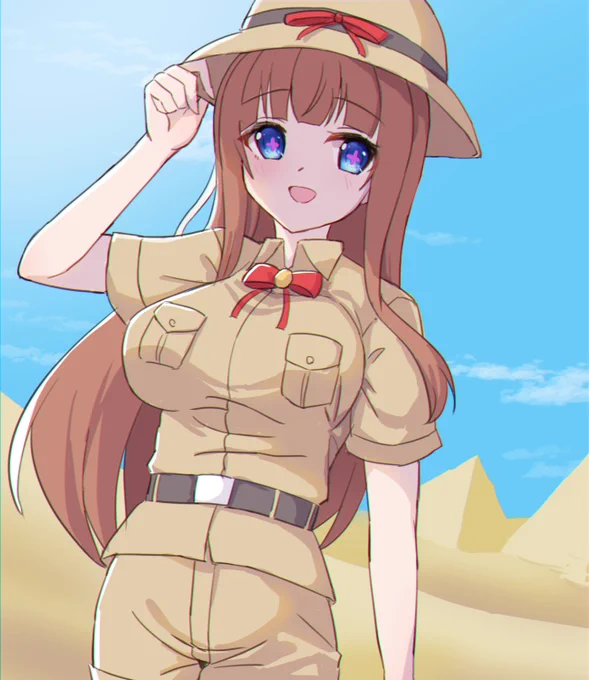 エジプト🐪🐫🐪🐫 #ちぇり絵 