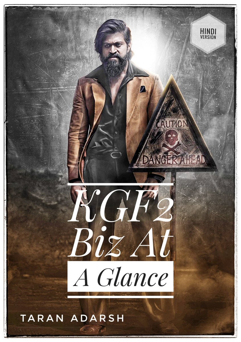 taran_adarsh's tweet photo. #KGF2 biz at a glance...
⭐ Week 1: ₹ 268.63 [Thu release; 8 days]
⭐ Week 2: ₹ 80.18 cr
⭐ Week 3: ₹ 49.14 cr
⭐ Week 4: ₹ 22.75 cr
⭐ Week 5: ₹ 10.25 cr
⭐ Week 6: ₹ 2.79 cr
⭐ Week 7: ₹ 88 lacs
⭐ Total: ₹ 434.62 cr
#India biz. #Hindi version.
#KGFChapter2 https://t.co/lzr9Zs2qmd