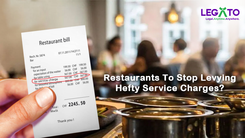 legatoapp's tweet photo. The Govt. will soon issue a legal framework to stop restaurants from levying a hefty service charge. Although not illegal, it is an unfair trade practice as most consumers get confused between service charge and service tax and end up paying both. https://t.co/hmJU2Vsonw