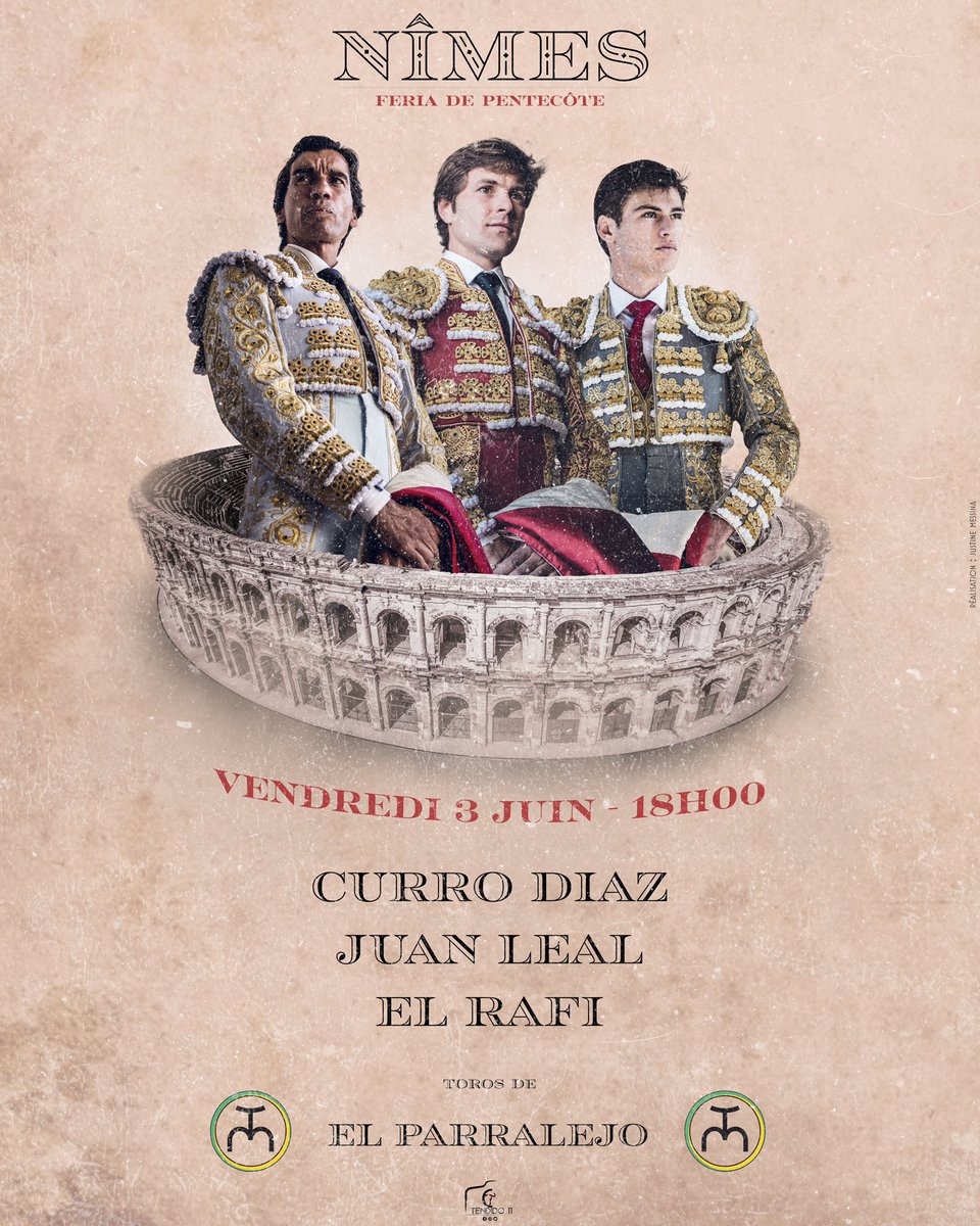 #Nîmes 🇫🇷 | Hoy, primera corrida de la Feria de Pentecostés con los toros de <a href="/ElParralejo/">El Parralejo</a> 

📸 <a href="/Justine_Messina/">Justine Messina</a>