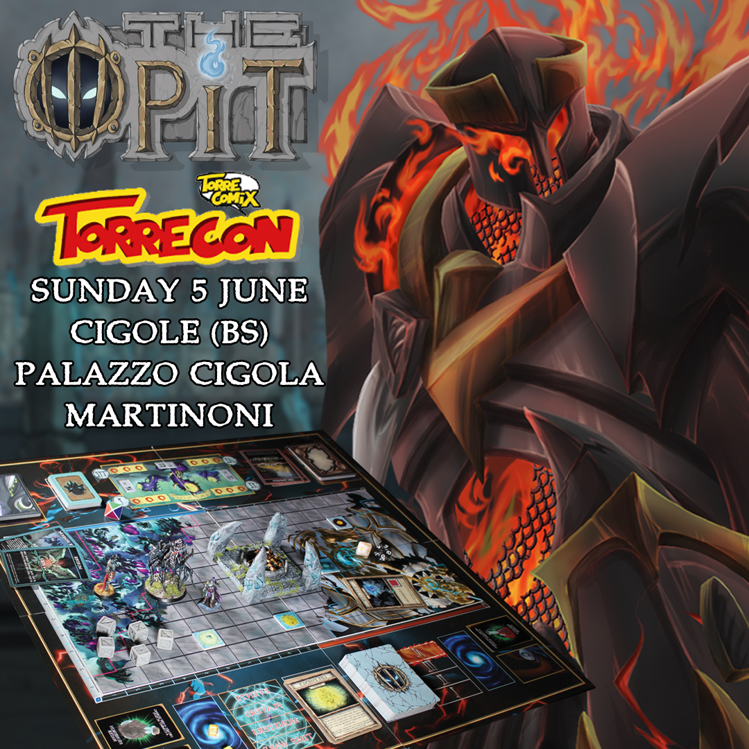 CorporationDodo's tweet photo. Do not miss the chance to play THE PIT: Achieve the power before the Kickstarter campaign!

We are waiting for you Sunday 5 June at Cigole (BS) for TORERCON comics and games !

Stay DODO! https://t.co/VCIVnEwpzR