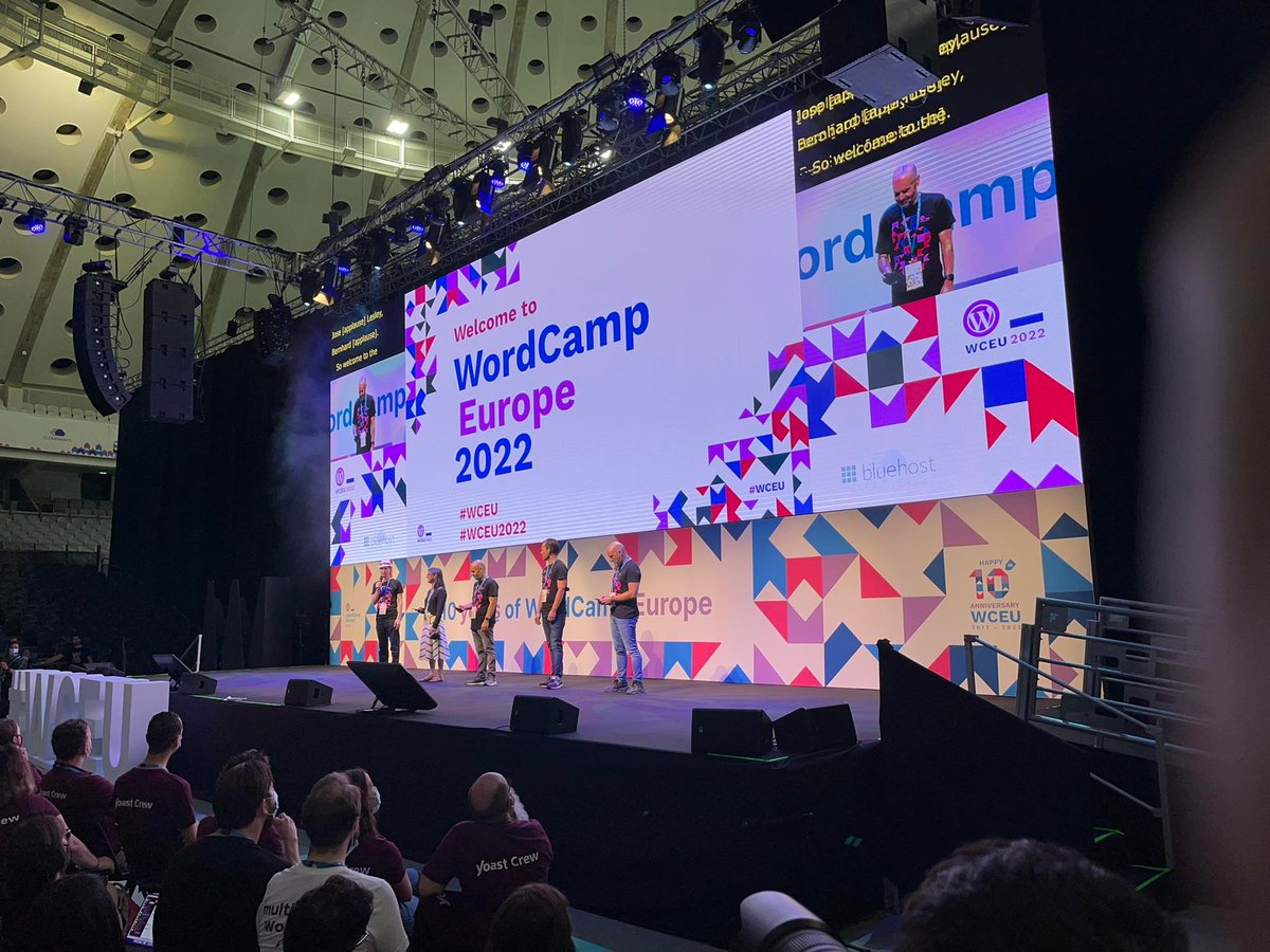 Day 1 of #WCEU is well underway at the Super Bock Arena in Porto 🎉

and we're excited to meet you all!

<a href="/WCEurope/">WordCamp Europe</a> #WCEU2022 #WordPress #WordCamp