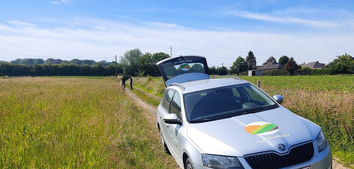 JensDHaeseleer's tweet photo. Voormiddagje opnames voor Plattelandstv met VLM in Herzele. Over het belang van bloemenranden, overhoekjes en prikkeldraadvegetatie voor wilde bijen. Hoofdrol voor Ereprijszandbij, Biggenkruidgroefbij en Andoornbij. #vlm #wildebijen #beespoke https://t.co/K5cwM3QwTm