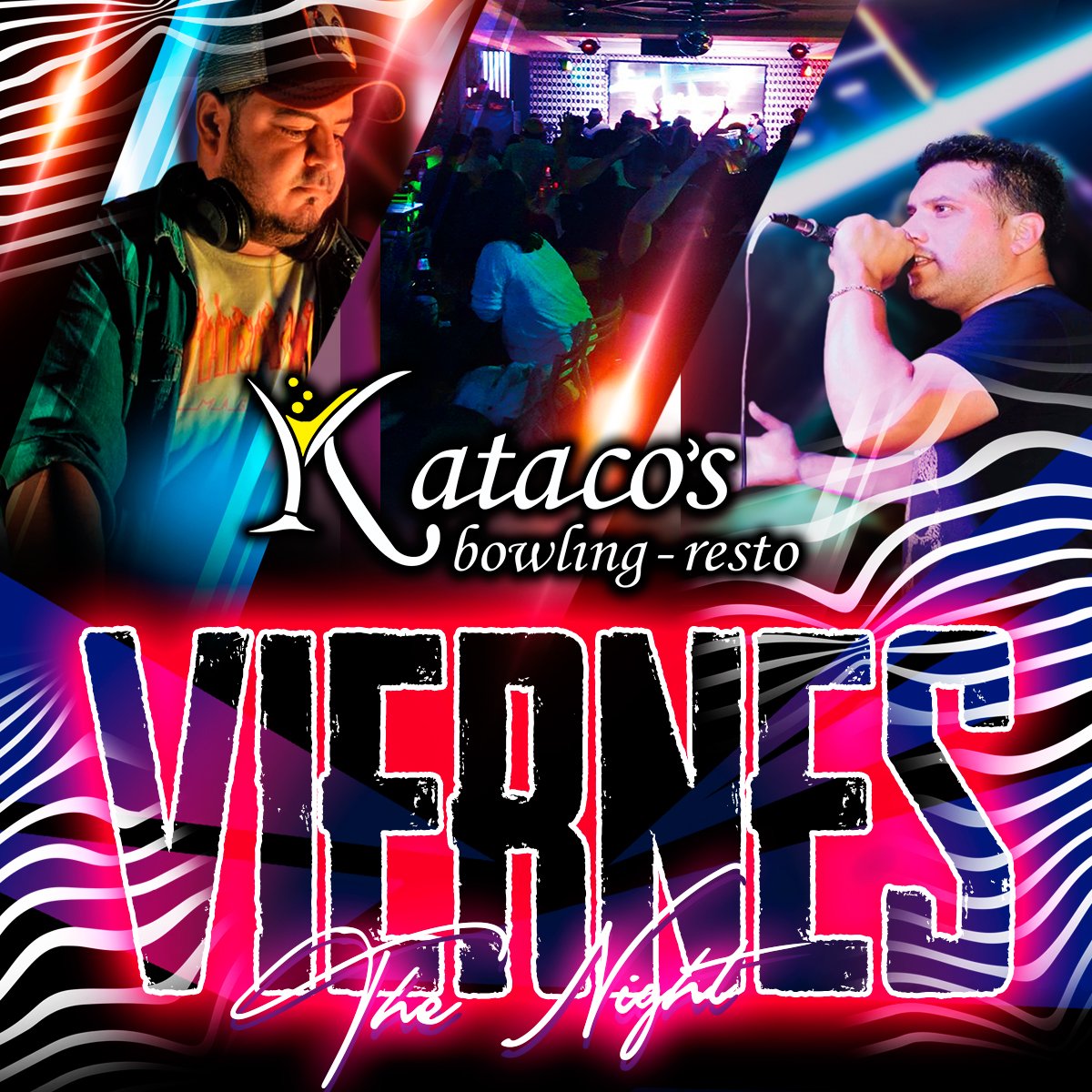 KatacosSM's tweet photo. 🎶 VIERNES 03 #TheNight 🎵

🚪 Apertura 19hs
🎤 Show Karaoke 23hs #PabloMedina
🎧 Music Live #LeanRicart
❌ Orden de llegada, sin reservas.

• 🎳 BOWLING • 🎱 POOL • 🍝 RESTO • 🍹 COCTELERIA DE AUTOR •

📱 Info https://t.co/B4n5ual6IR

📌 CONCEJAL TRIBULATO 360 - SAN MIGUEL. https://t.co/u9ua5k8JSC